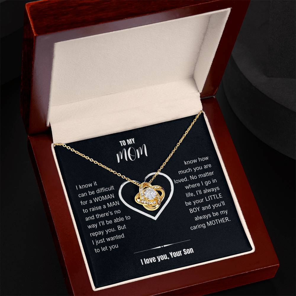 Mom I love you - Mother Necklace From Son