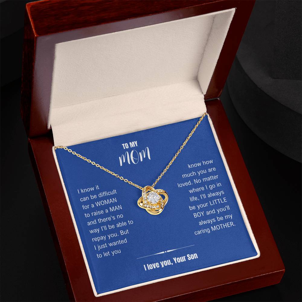 Mom I love you - Mother Necklace From Son