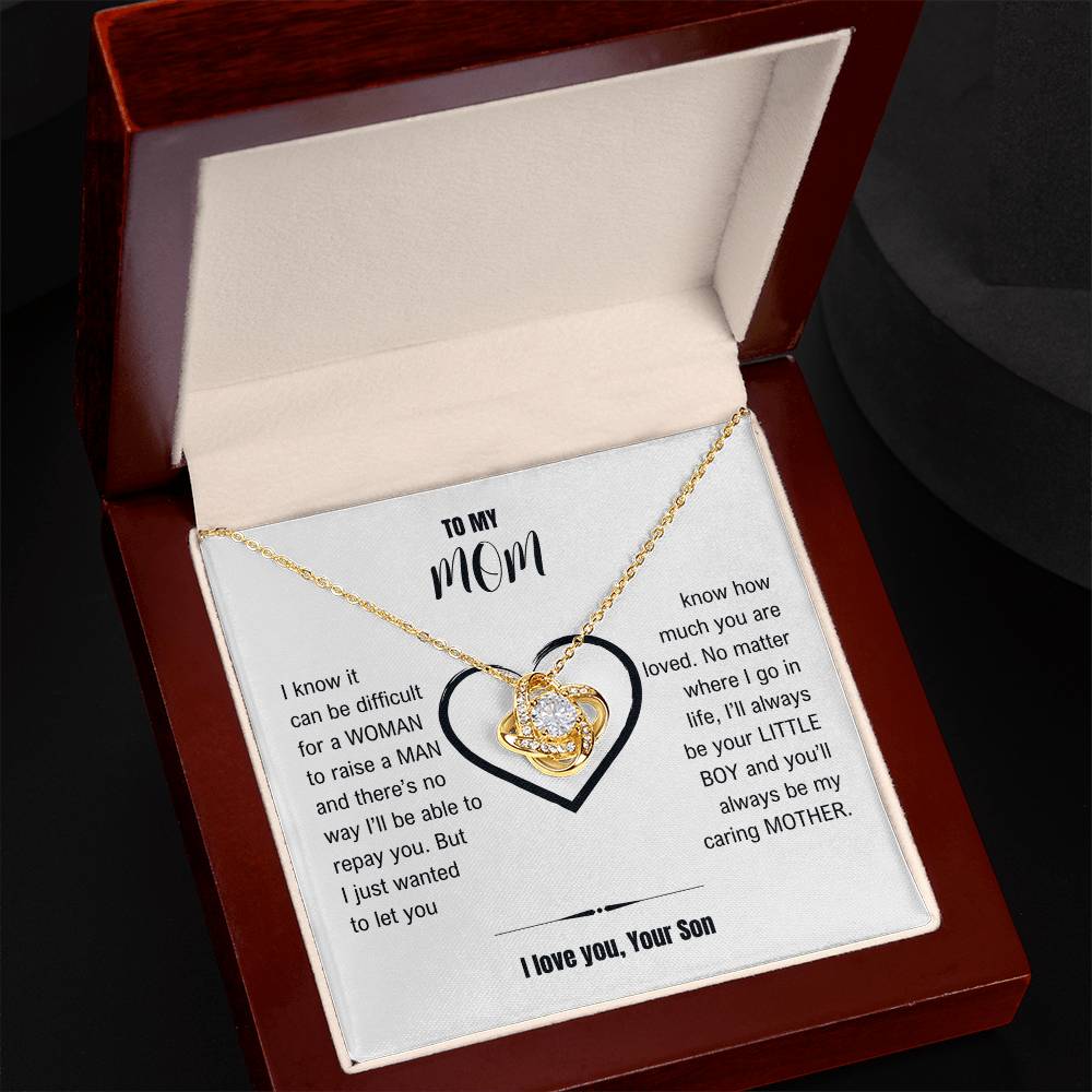 Mom I love you - Mother Necklace From Son