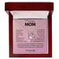 To My Loving Mom - You've Held My Hand - Forever Love Necklace