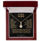 To My Beautiful Wife - I Cannot Live Without You- Alluring Beauty necklace