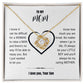 Mom I love you - Mother Necklace From Son