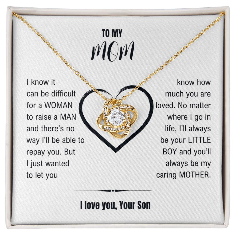 Mom I love you - Mother Necklace From Son