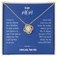 Mom I love you - Mother Necklace From Son