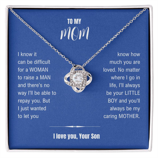Mom I love you - Mother Necklace From Son