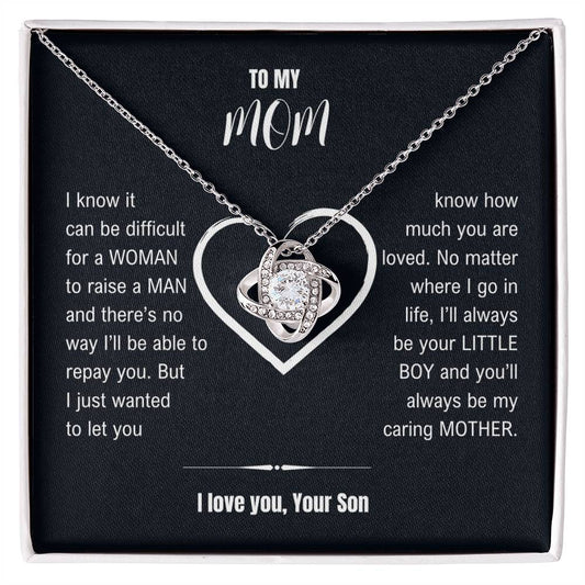 Mom I love you - Mother Necklace From Son
