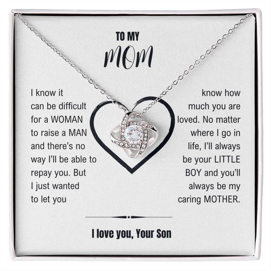 Mom I love you - Mother Necklace From Son