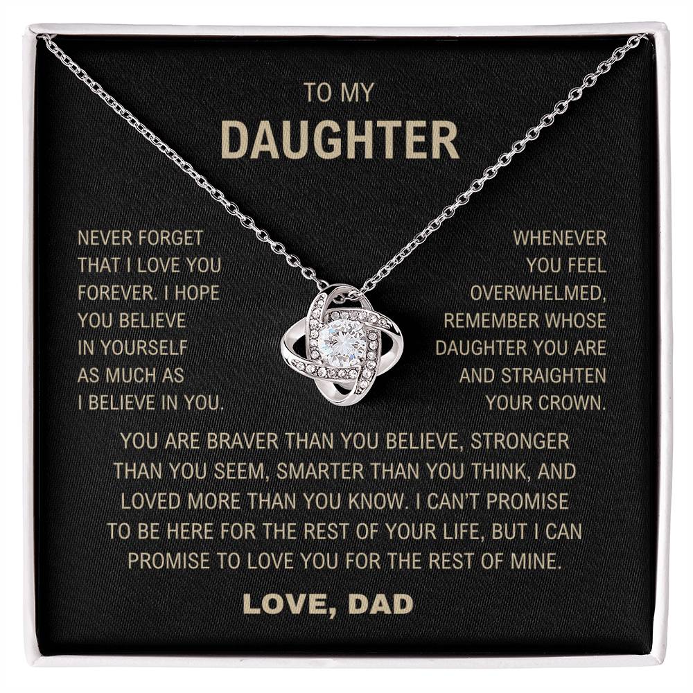 Never Forget That I Love You - Gift For Daughter From Dad