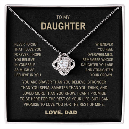 Never Forget That I Love You - Gift For Daughter From Dad