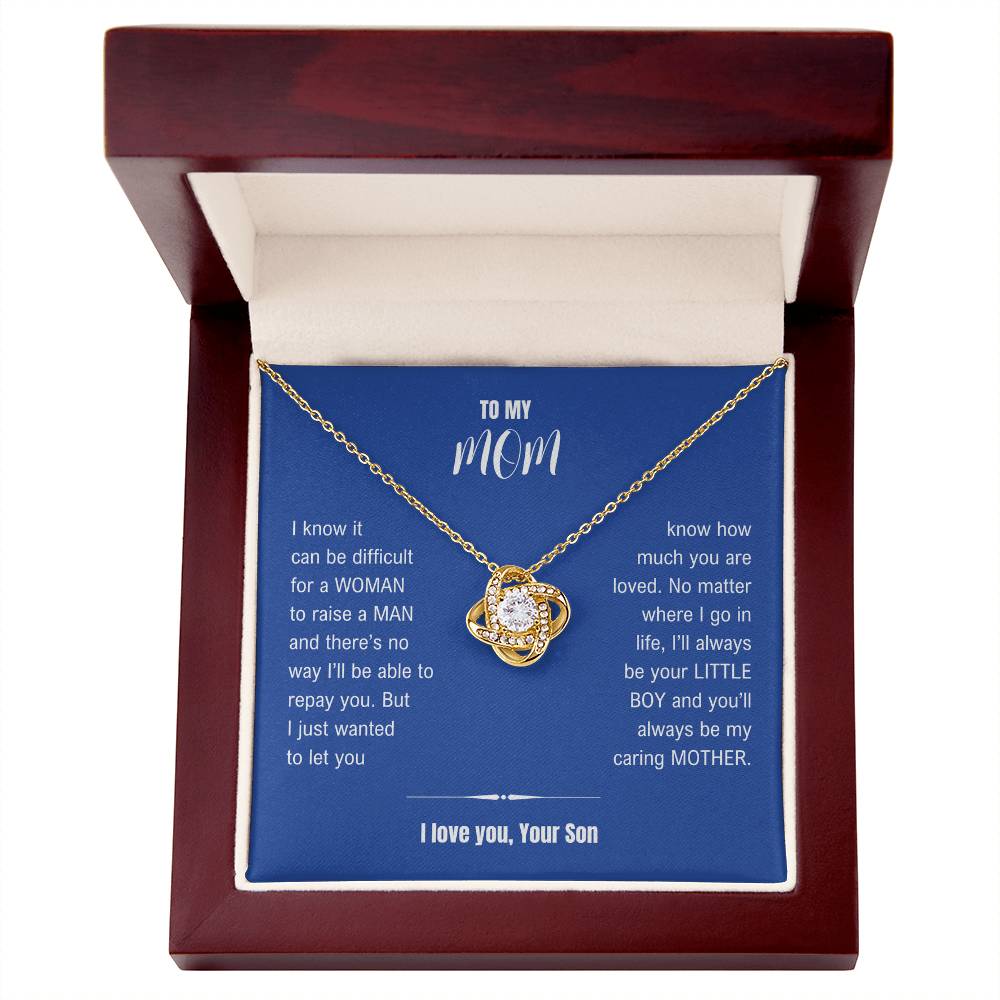 Mom I love you - Mother Necklace From Son