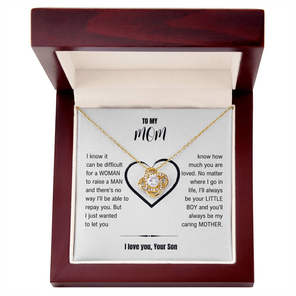 Mom I love you - Mother Necklace From Son