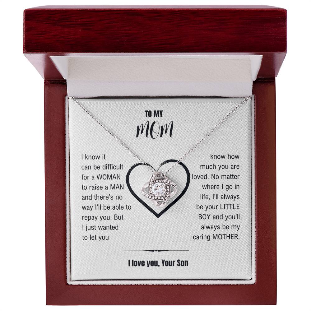Mom I love you - Mother Necklace From Son