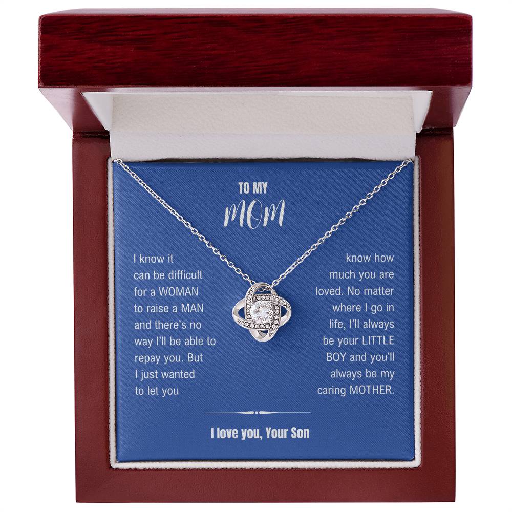 Mom I love you - Mother Necklace From Son