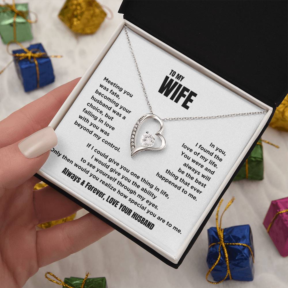 To My Wife - Forever Love Necklace