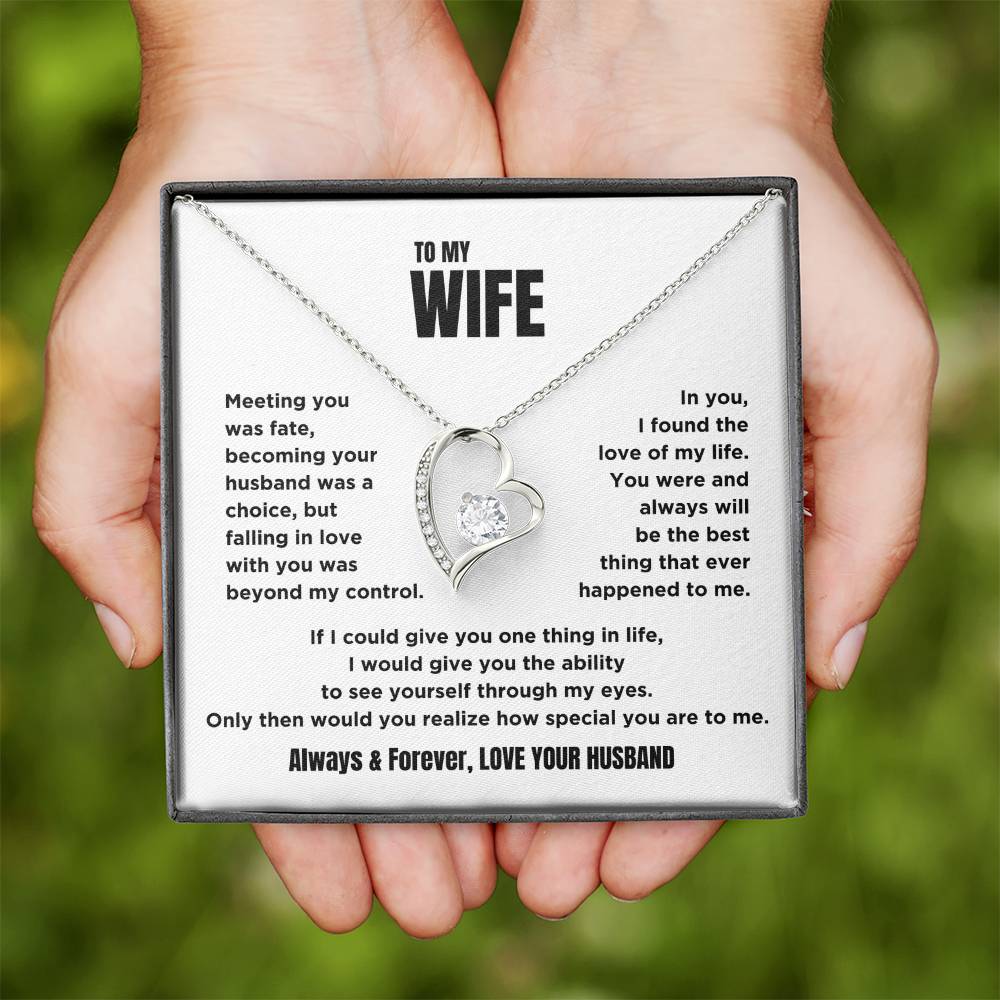 To My Wife - Forever Love Necklace