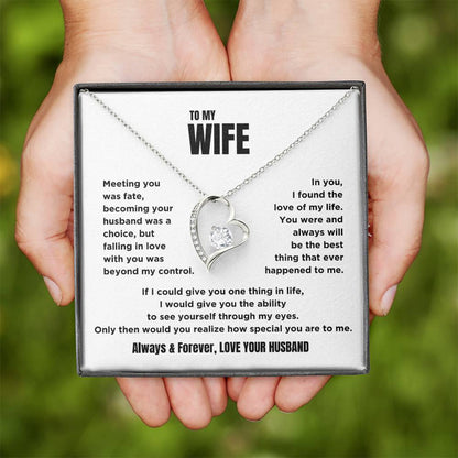 To My Wife - Forever Love Necklace