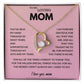 To My Loving Mom - You've Held My Hand - Forever Love Necklace