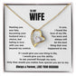 To My Wife - Forever Love Necklace